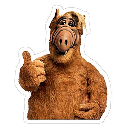 Alf Decal Sticker - Waterproof Vinyl Graphic Sticker - Fade Resistant Die-Cut Decal - Perfect for Laptops, Cars, Tumblers & DIY Crafts