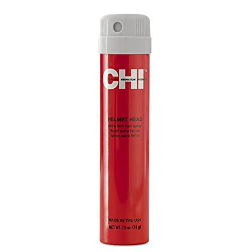 CHI Infra Helmet Head Firm Spray 2.6 oz - Strong Hold Hairspray for Salon-Quality Styling, Heat Protection & Shine - Perfect for Professional Stylists & Home Use