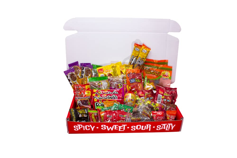 Authentic Mexican Candy Box - Assorted Spicy Sweets & Treats | Perfect for Parties, Gifts & Snacking
