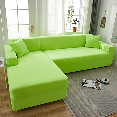 Stretchable Sofa Cover Universal Slipcover - Anti-Slip Elastic Couch Cover for 3-Seater Sofa (190-230cm) - Soft Furniture Protector for Living Room, Home Decor | Perfect for Pets, Kids & Daily Use