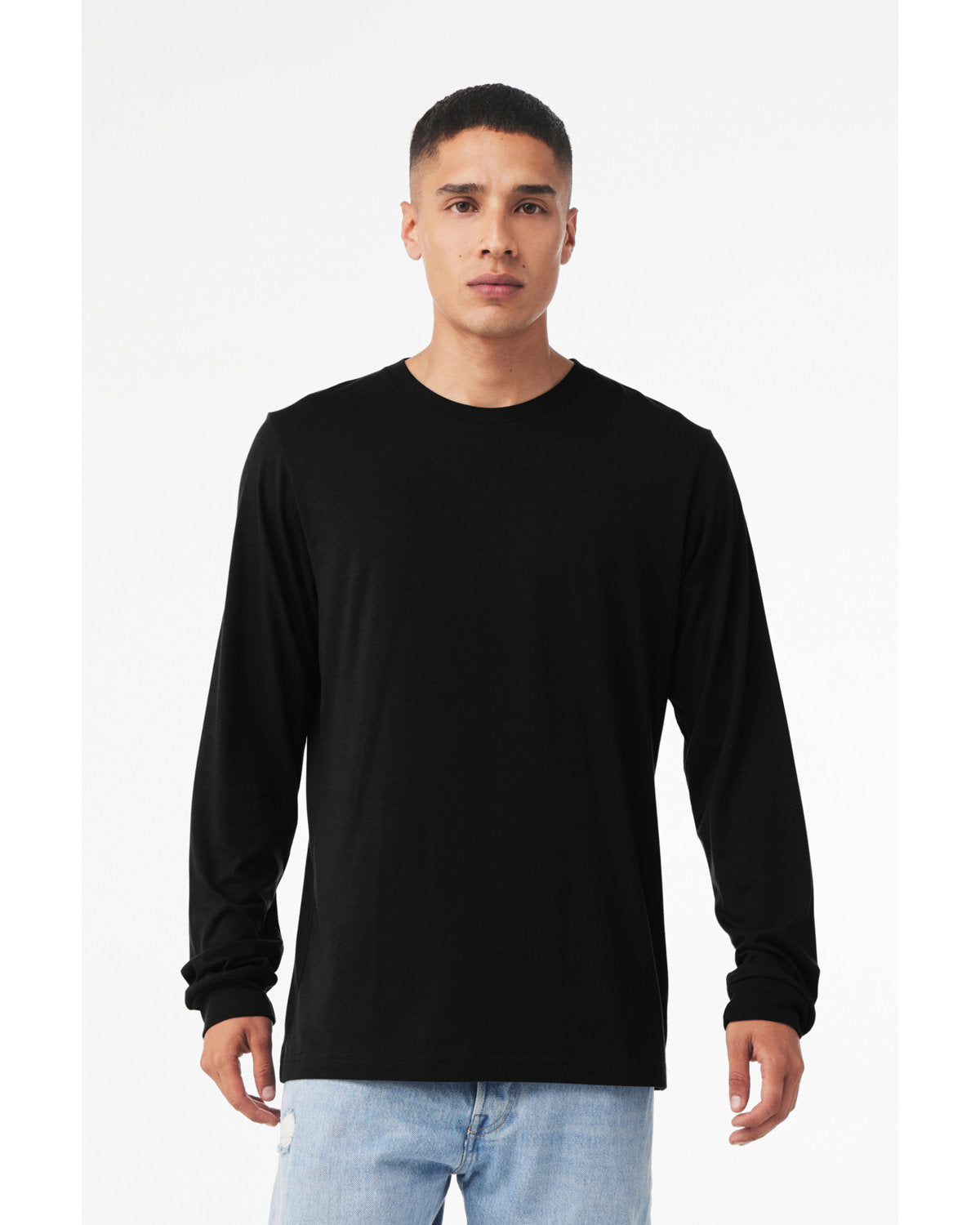 Bella + Canvas 3513 Unisex Triblend Long Sleeve T-Shirt - Soft Comfortable Crew Neck Tee for Men & Women - Perfect for Casual Wear, Layering & Everyday Outfits