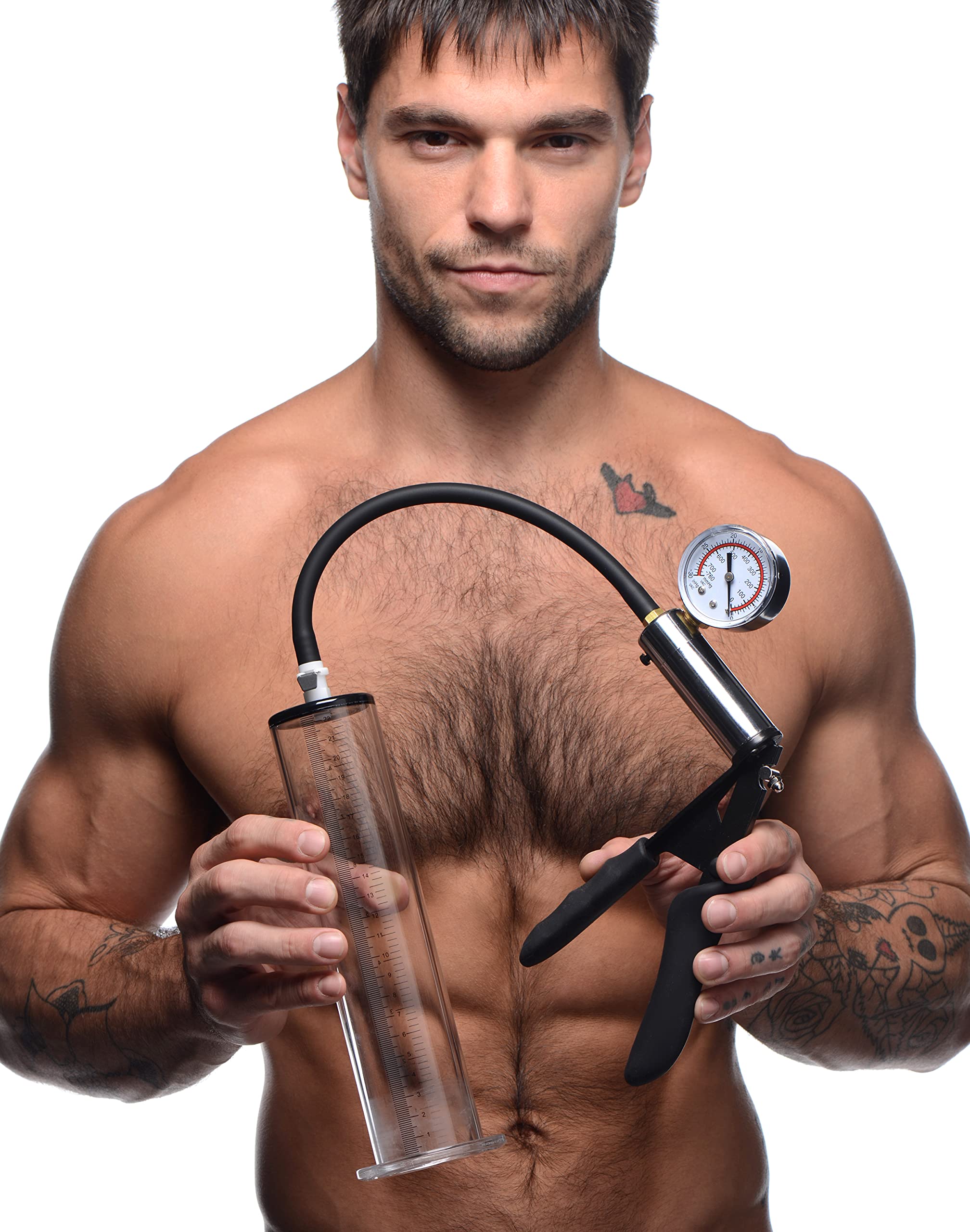 Premium Penis Pump Kit with 2.5 Inch Cylinder - Male Enhancement Device with Adjustable Suction Levels | Adult Sex Toy for Couples & Solo Play, Discreet Packaging for Privacy