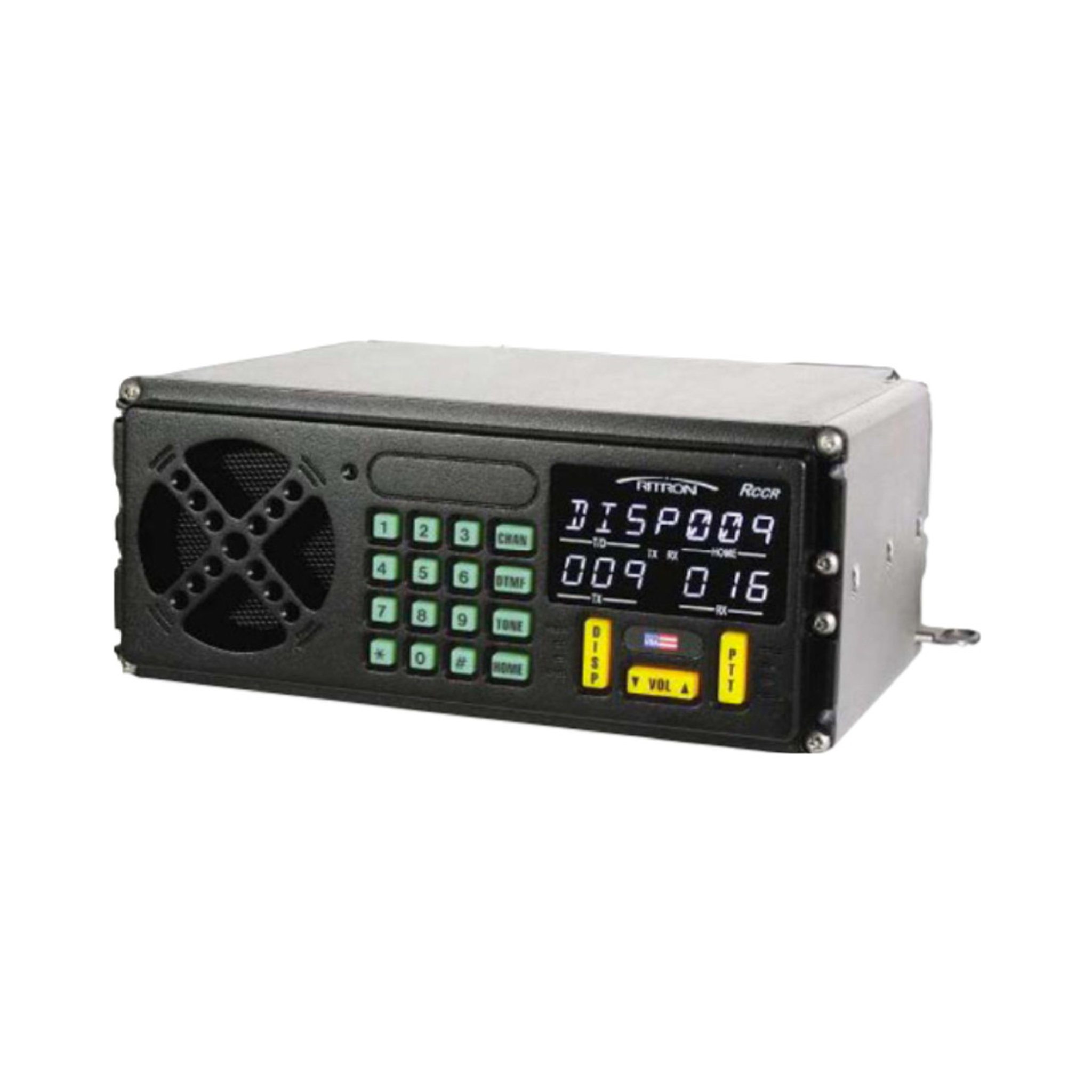 Ritron RCCR 151 NX VHF Digital Clean Cab Radio - One Piece Model | Heavy Duty Commercial Vehicle Communication | Perfect for Trucking, Construction & Fleet Management