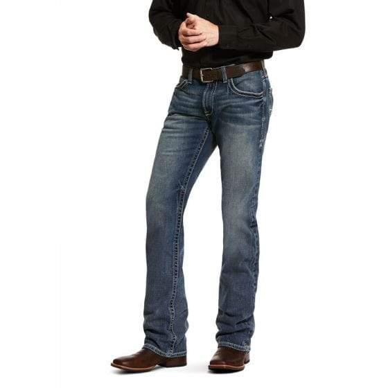 Ariat M5 Lennox Wash Jeans for Men - Durable Western Work & Casual Denim Pants - Perfect for Ranch Work, Rodeo & Everyday Wear