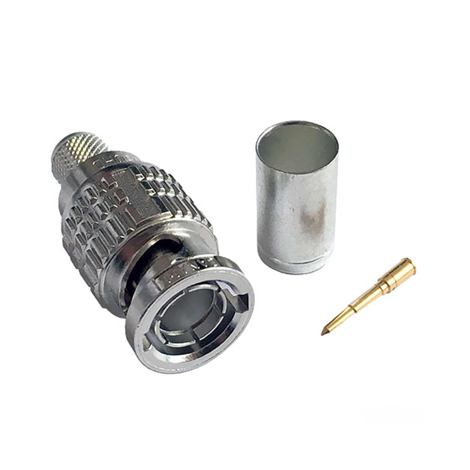 Canare BCP D55UHD 75 Ohm BNC Male Crimp Connector for L 5.5CUHD Cable - Professional Audio Video Equipment for Studio, Broadcast & CCTV Installations