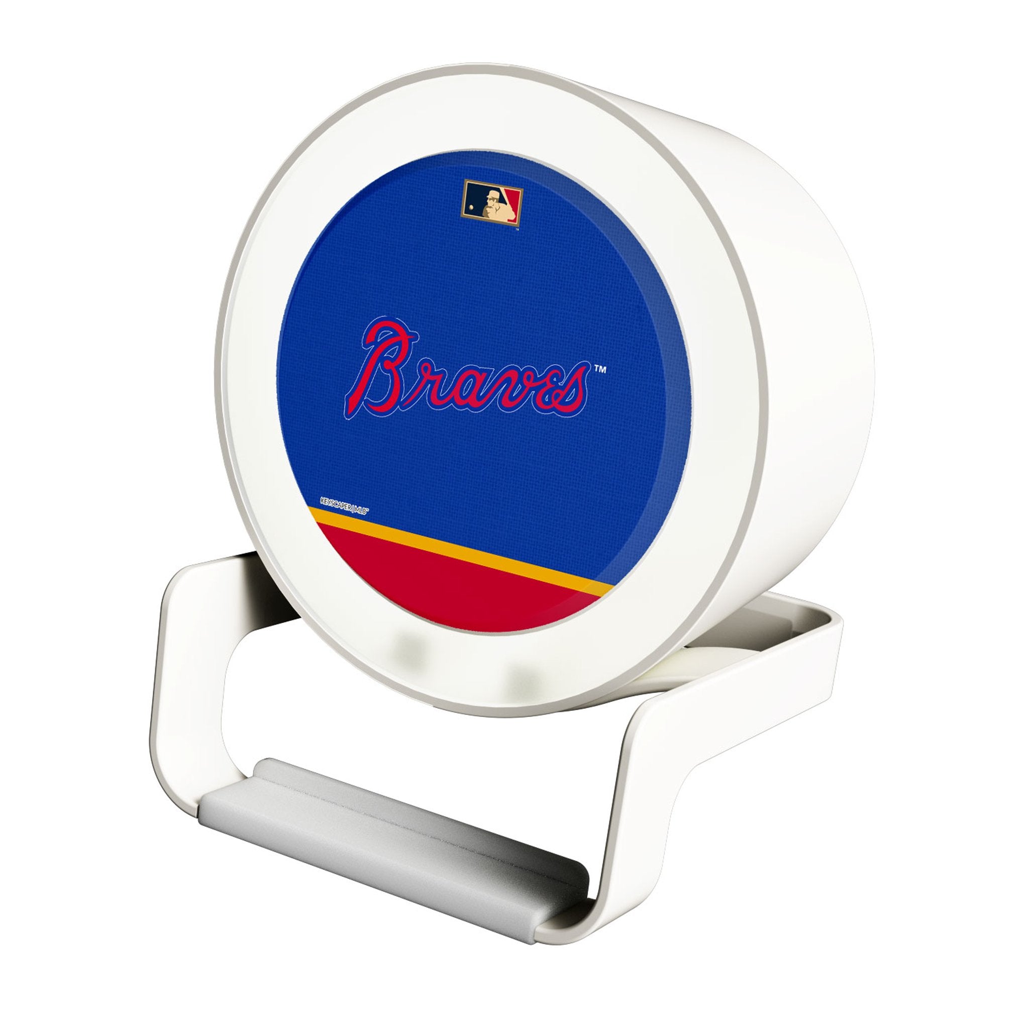 Atlanta Braves Home 2012 Cooperstown Collection Night Light with Bluetooth Speaker - USB Charger for Bedroom, Office & Game Room Decor