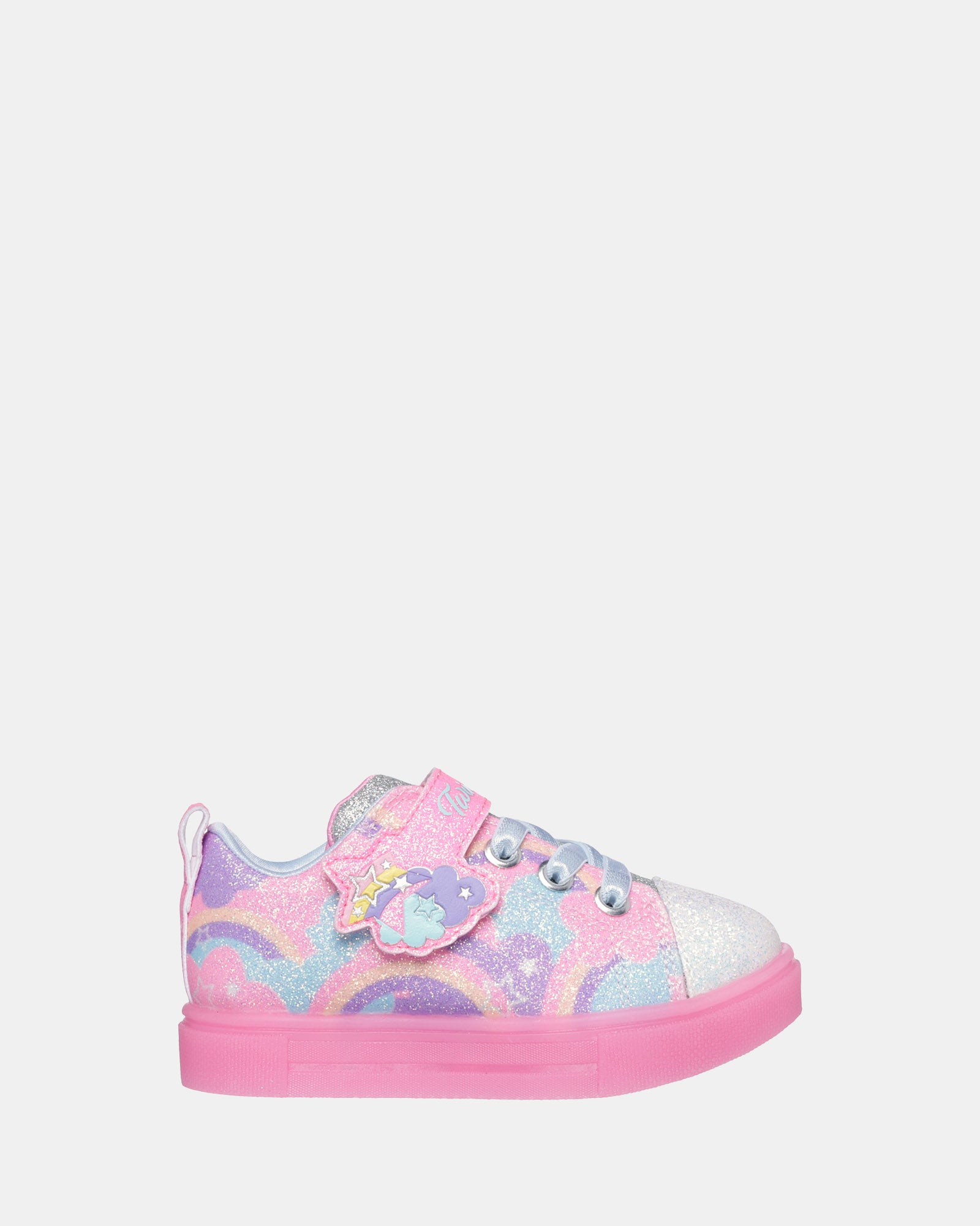 Twinkle Toes Sparks Ice 2.0 Infant Girls' Light-Up Sneakers - Pink & Multi-Color LED Shoes for Toddlers (Ideal for Playtime, Parties & Nighttime Safety)