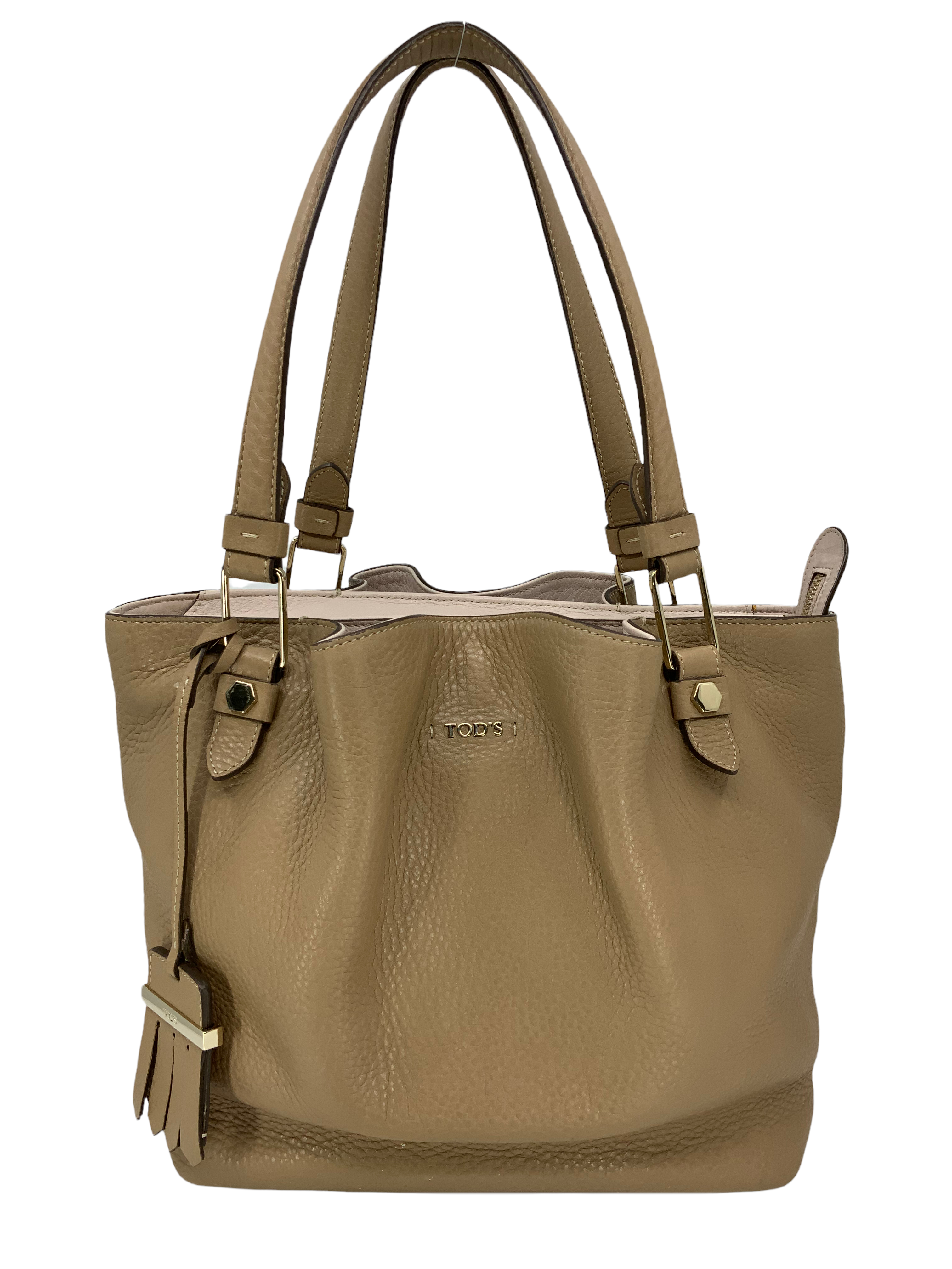 Tod's Small Flower Leather Tote Bag for Women | Genuine Leather Handbag | Fashionable Shoulder Bag for Work, Travel & Everyday Use