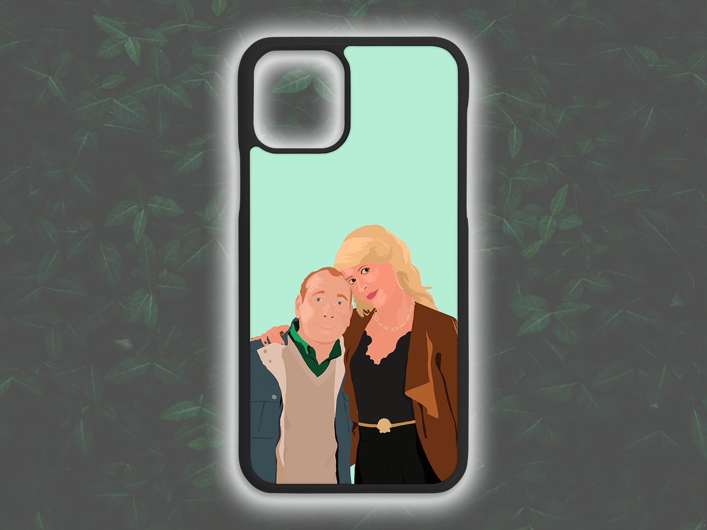 Gavin and Stacey Pete and Dawn Rubber Phone Case - Durable Protective Cover for iPhone & Samsung - Perfect for Fans, Daily Use, and Gift Giving