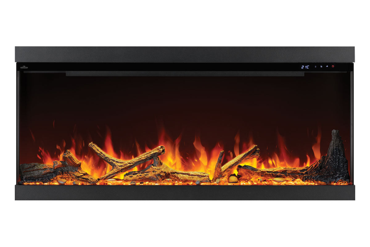 Napoleon Astound 50 FlexMount Smart Multi-Side Wall Mount Recessed Electric Fireplace - Perfect for Living Room, Bedroom & Office Heating & Decor