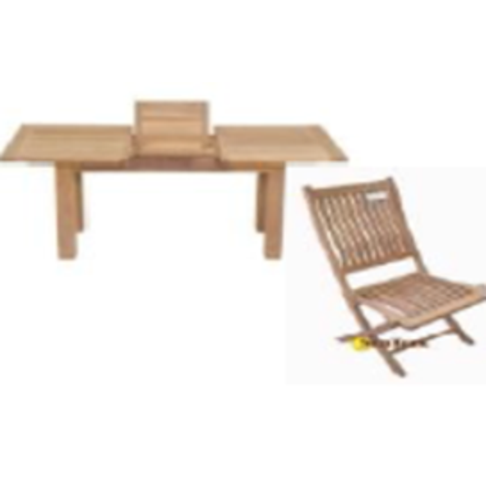 Premium Abr Domino 7-Piece Outdoor Dining Set - Patio Furniture for Garden, Backyard, and Poolside Entertaining