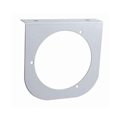 United Pacific (2) Single Stainless Steel Brackets - Compatible with 4