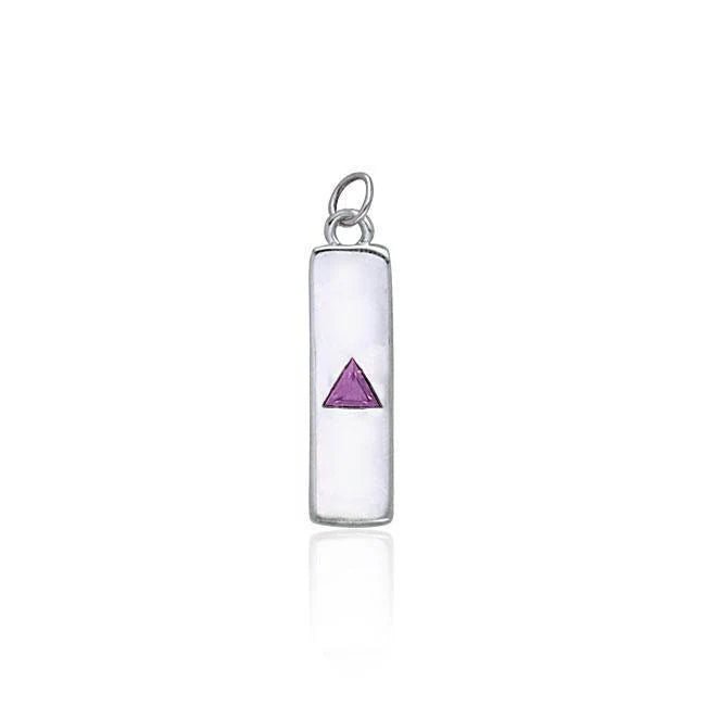 Power Triangle Silver AA Charm Pendant - Spiritual Jewelry for Protection & Good Luck - Perfect for Necklaces, Bracelets & Gift Giving