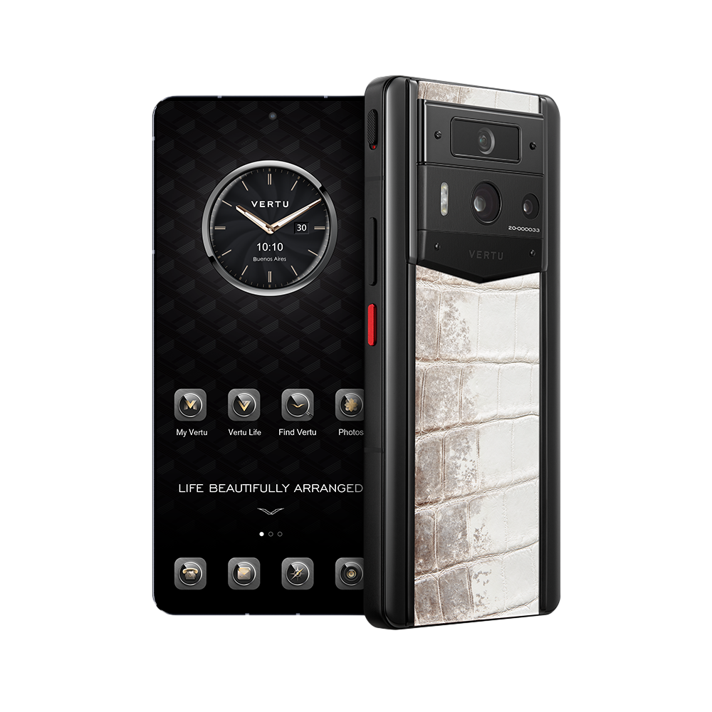 METAVERTU 2 Himalaya Alligator Skin Web3 AI Smartphone - Luxury Android Phone with Blockchain Technology, AI Assistant & Premium Design - Perfect for Business Professionals & Crypto Enthusiasts