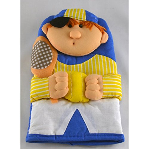 Premium Cotton Oven Mitt for Men - Heat Resistant Kitchen Glove for Baking, Grilling & Cooking - Ideal Tennis Player Gift & BBQ Accessory