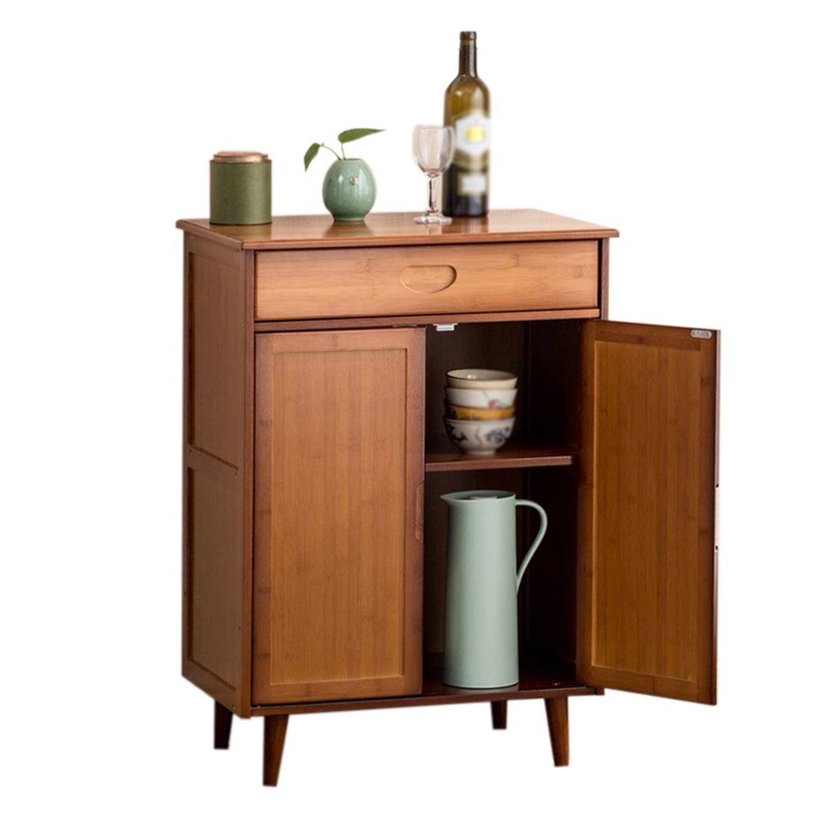 Simple Sideboard Buffet Cabinet - 80cm Kitchen & Living Room Storage, Multifunctional Cupboard for Tea, Dining & Household Organization - Perfect for Small Spaces & Home Decor