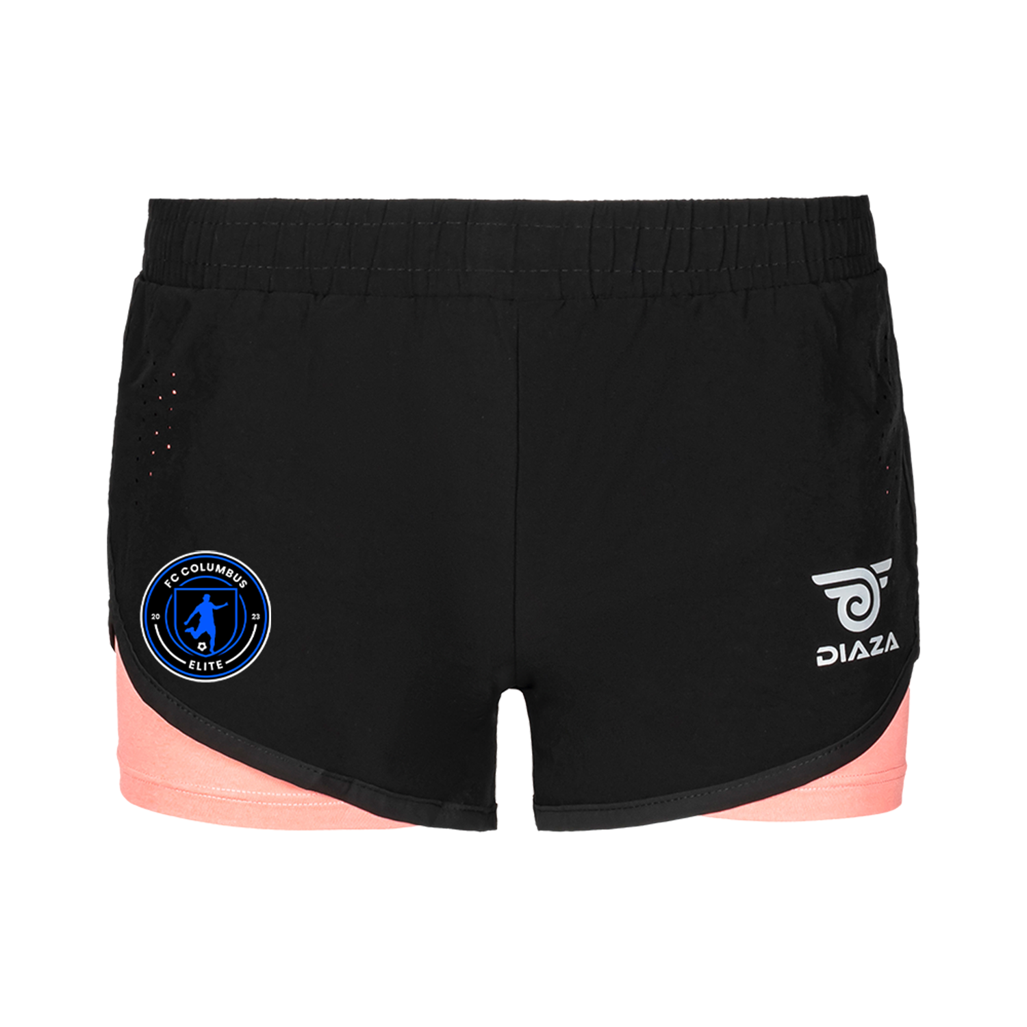 FC Columbus United Rosa Shorts - Women's Athletic Running Shorts for Gym, Yoga & Casual Wear | Breathable & Comfortable Workout Shorts