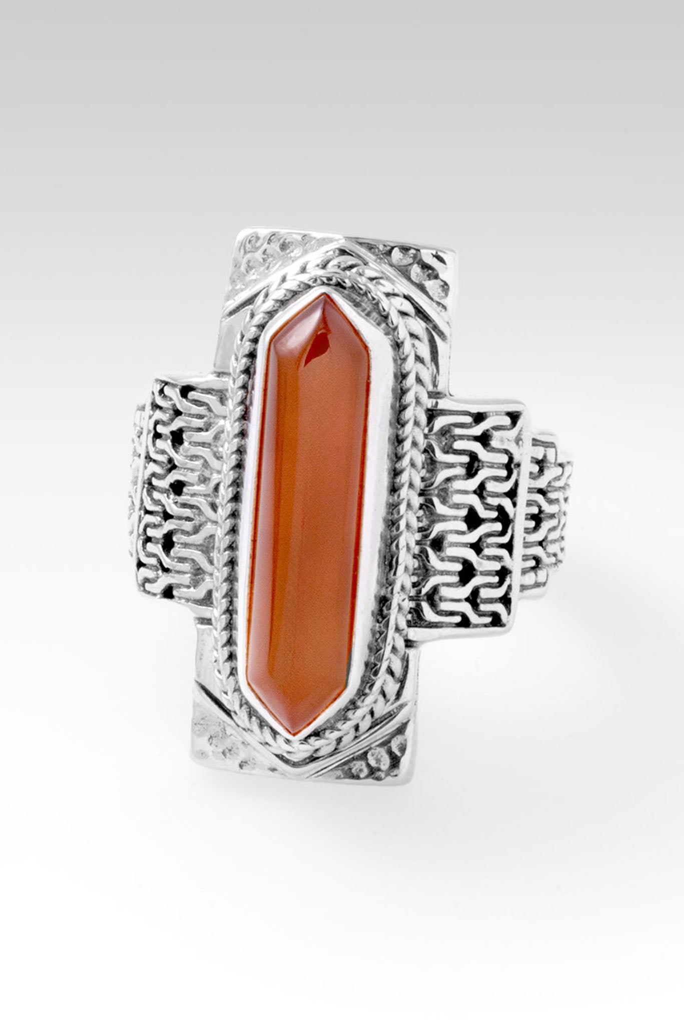 Yesterday Today & Forever Ring™ in Carnelian - Elegant Gemstone Jewelry for Women, Perfect for Anniversaries, Weddings & Special Occasions