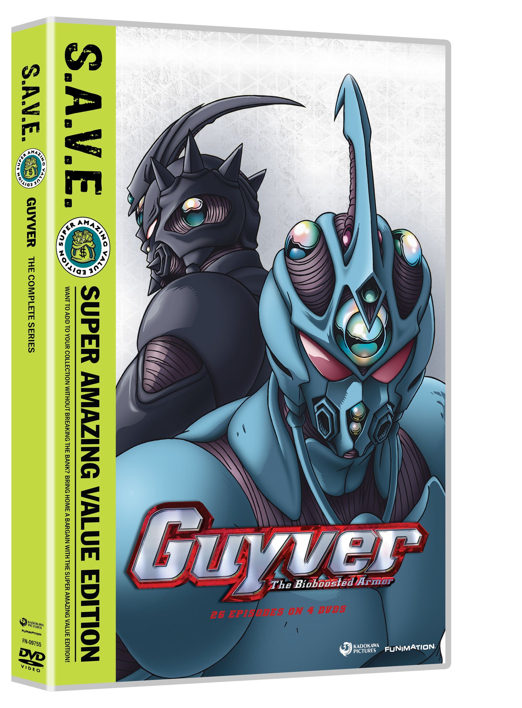 Guyverv - Complete Box Set S.A.V.E. | Anime DVD Collection | Perfect for Anime Fans & Collectors | Great Gift for Sci-Fi Lovers | Watch at Home or Share with Friends