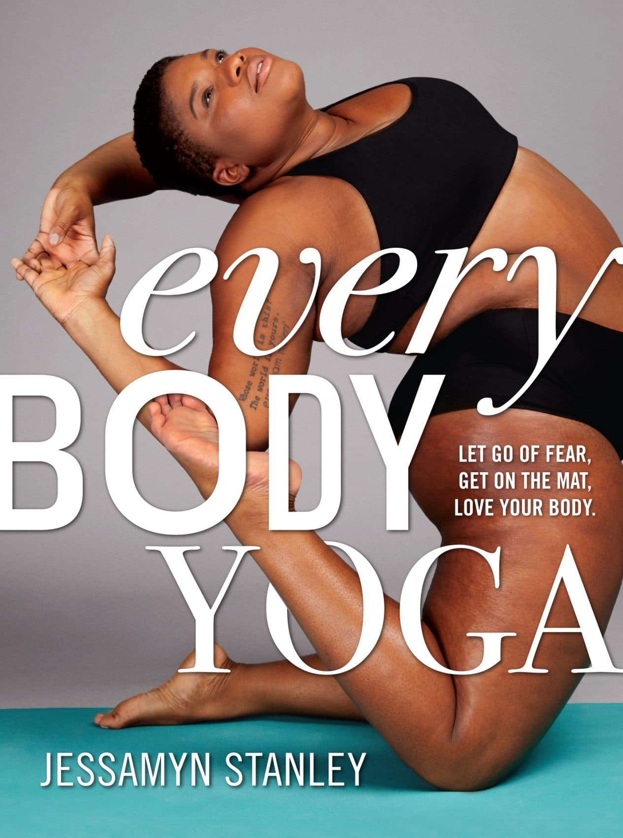Every Body Yoga Mat - Release Fear, Embrace Self-Love for Home & Studio Yoga Practice | Premium Non-Slip Yoga Mat for Beginners & Professionals