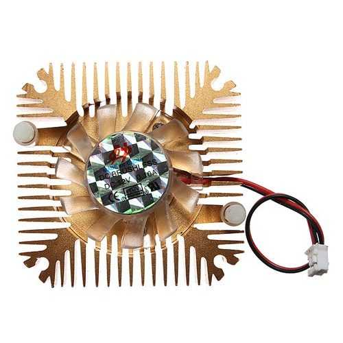 2 Pins 55x55x11mm 12V 0.1A Cooling Fan for PC CPU Heat Sink - Perfect for Computer Cooling, Gaming Rigs, and Electronics Projects