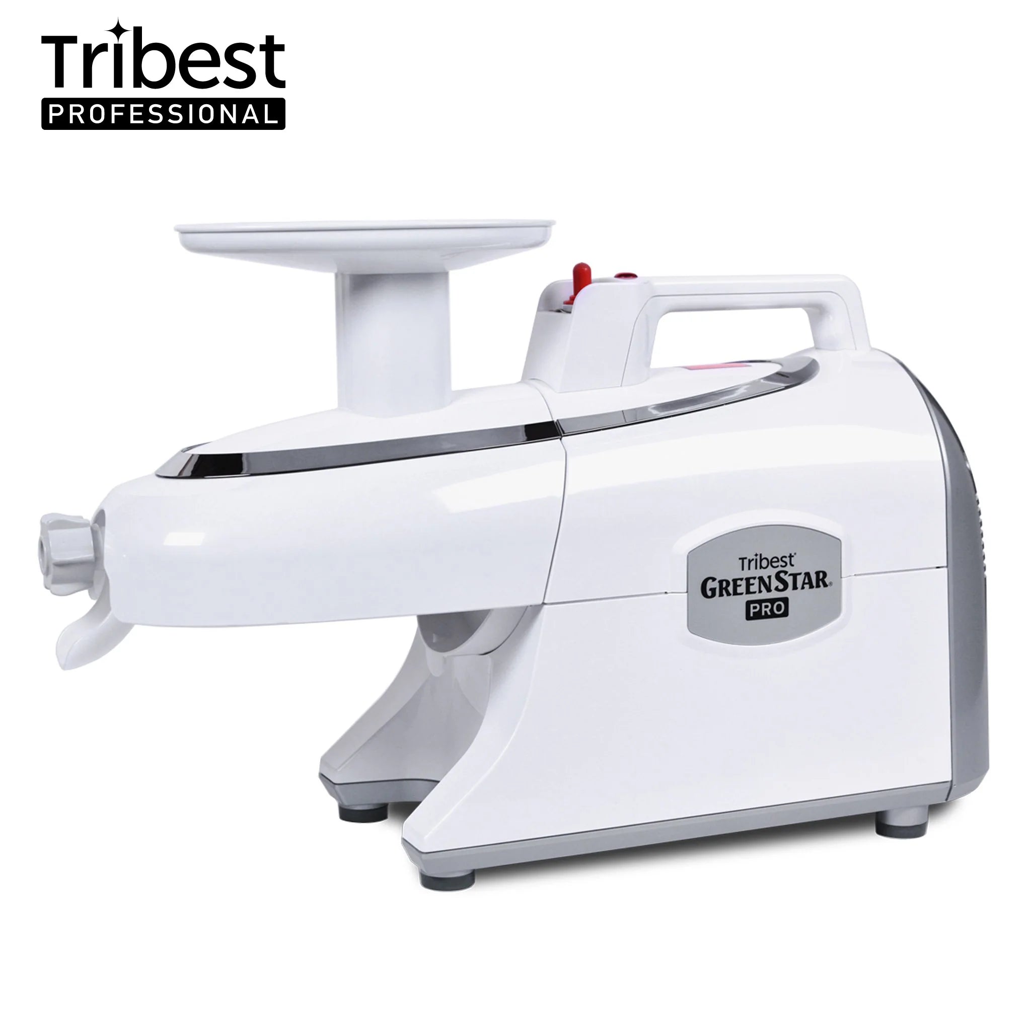 Greenstar Pro Commercial Twin Gear Juicer - Cold Press Slow Masticating Juicer for Fruits & Vegetables - Perfect for Juice Bars, Restaurants & Healthy Home Use
