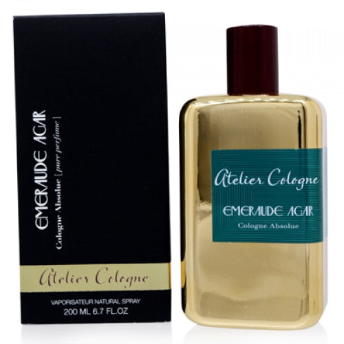 Atelier Cologne Emeraude Agar Cologne Spray - Luxury Unisex Perfume for Men & Women - Long Lasting Fragrance for Date Night, Special Occasions & Everyday Wear