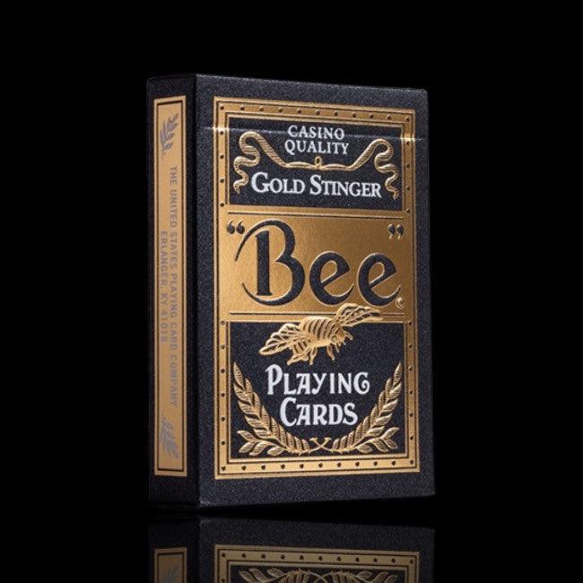 Bee Gold Stinger Playing Cards - Premium Poker Cards for Magic Tricks, Cardistry & Casino Games - Perfect for Parties, Game Nights & Professional Performances