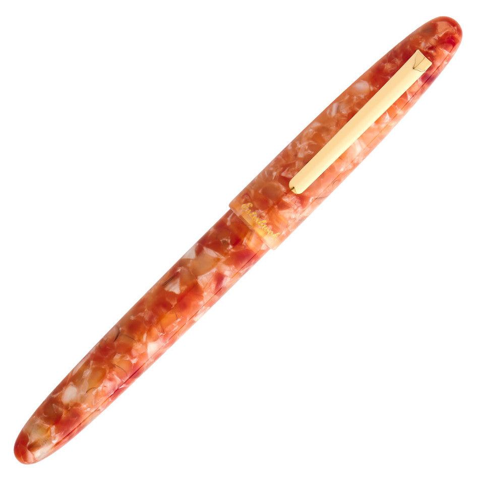 Esterbrook Estie Rollerball Pen - Petrified Forest Design with Premium Gold Trim - Perfect for Office, Journaling & Luxury Gift Giving