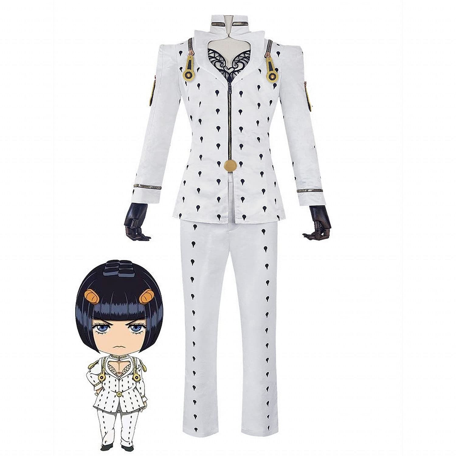 JoJo's Bizarre Adventure Cosplay Costume - Anime Figure Halloween Outfit for Conventions, Cosplay Events & Themed Parties | Perfect for Halloween, Anime Expo & Roleplaying