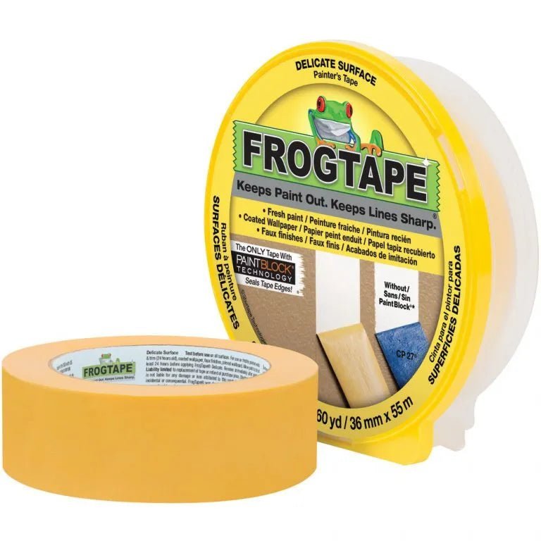 CF 160 FrogTape Delicate Surface Painter's Tape - Perfect for Wall Painting, DIY Projects & Home Decor Protection