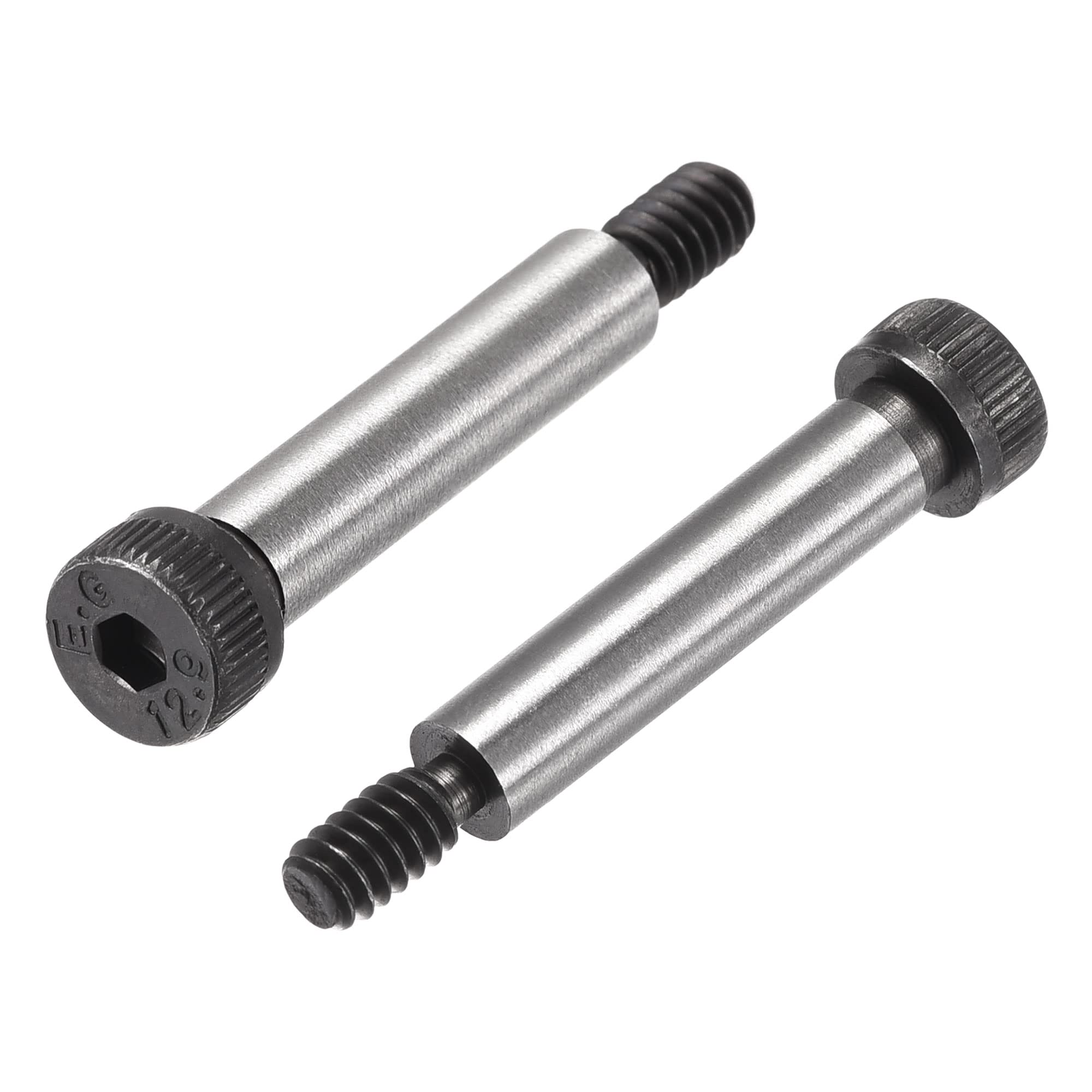 Alloy Steel Hex Socket Shoulder Screws #10-24, 10pcs - for Machinery & DIY Projects