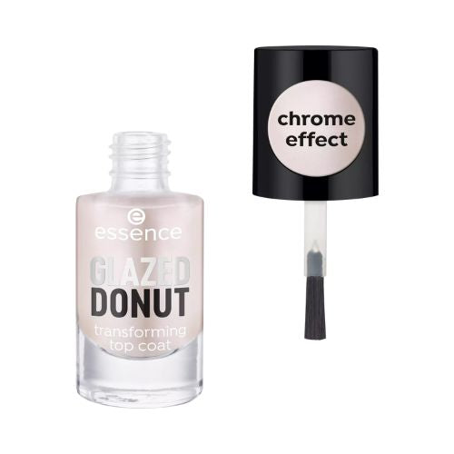 Glazed Donut Transforming Top Coat - High Shine Nail Polish for Long-Lasting Glossy Finish - Perfect for Manicures, Pedicures, and Special Occasions