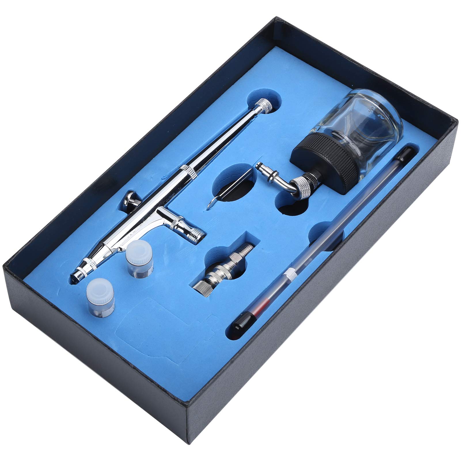 Hozee Professional Airbrush Kit - Multifunctional Air Compressor for Nail Art, Cake Decorating, Body Painting & DIY Crafts - Perfect for Home Salon, Baking & Creative Projects