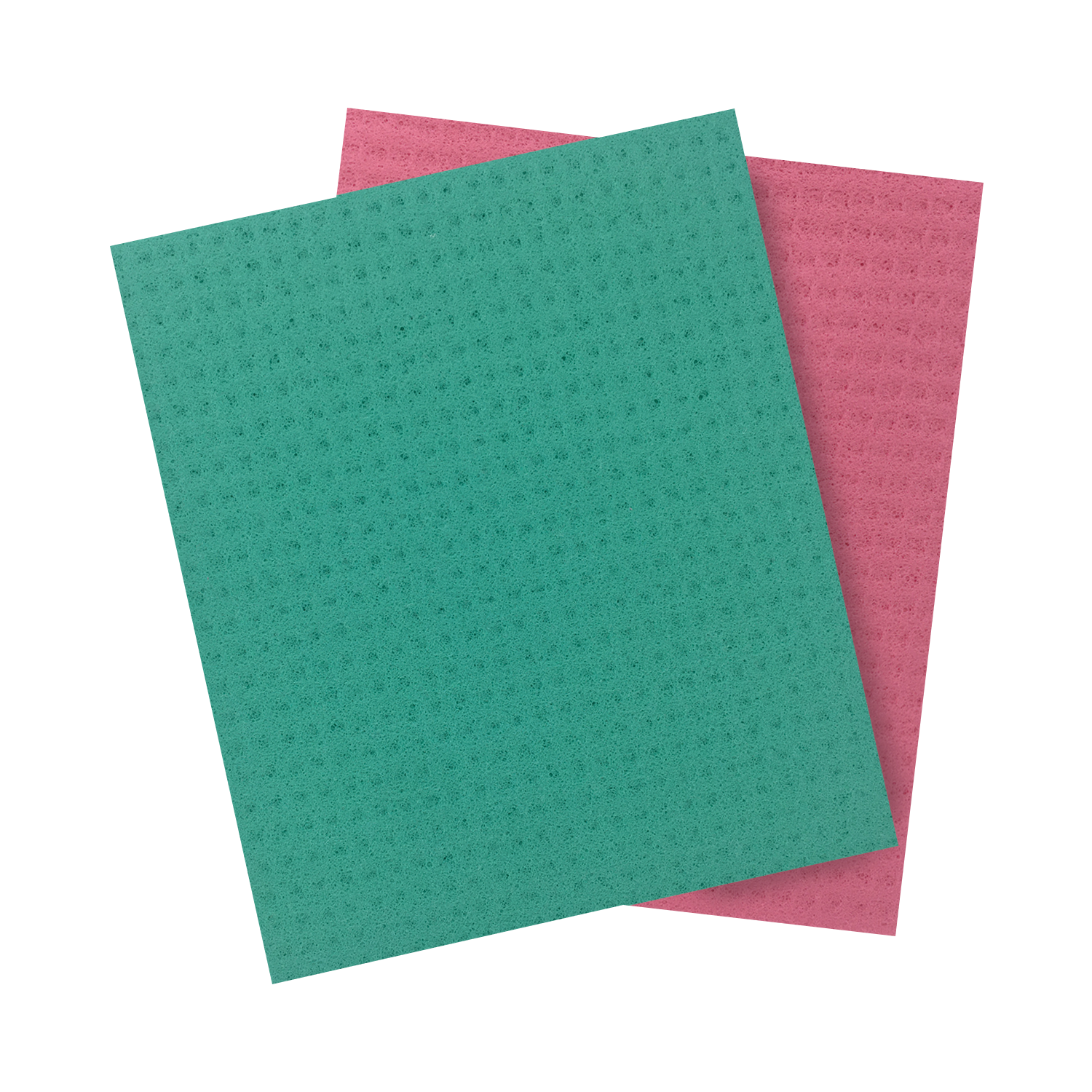 Eco-Friendly Cellulose Sponge Cloths - 2 Pack Reusable Swedish Dishcloths for Kitchen Cleaning, Dishwashing & Household Use