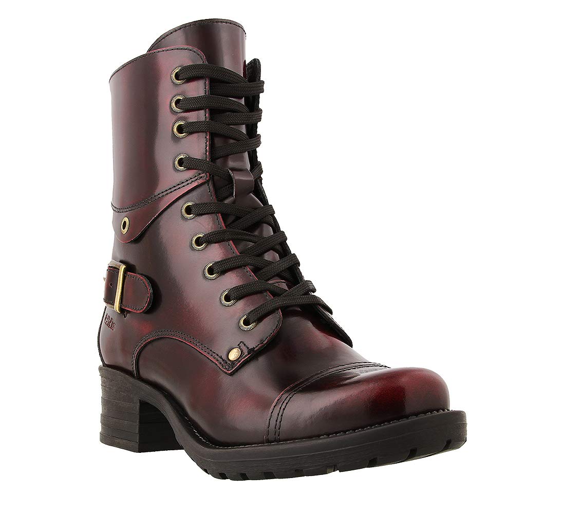 Taos Crave Women's Boots - Stylish & Comfortable Ankle Boots with Lace-Up & Side Zipper, Removable Arch Support Footbed - Perfect for Everyday Wear, Office, and Casual Outings
