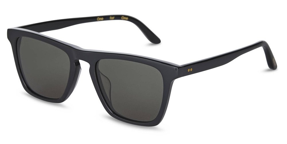 TOMS Dawson Rectangular Sunglasses for Men & Women - UV Protection Polarized Fashion Shades for Outdoor Activities, Driving, Beach & Travel