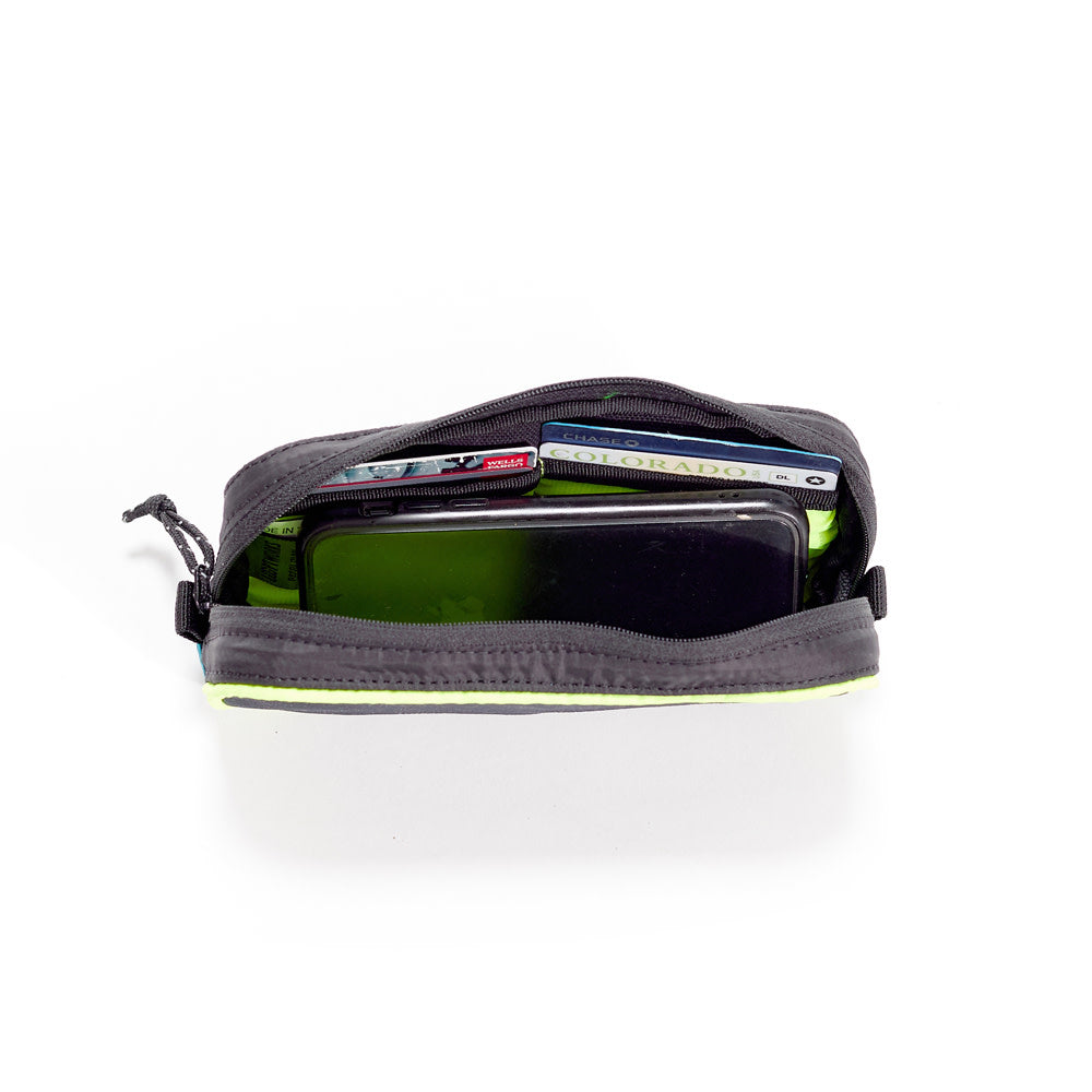 Looptworks Upcycled Ride Wallet - Eco-Friendly Bike Commuter Wallet for Cards & Cash - Perfect for Cycling, Travel, and Outdoor Adventures