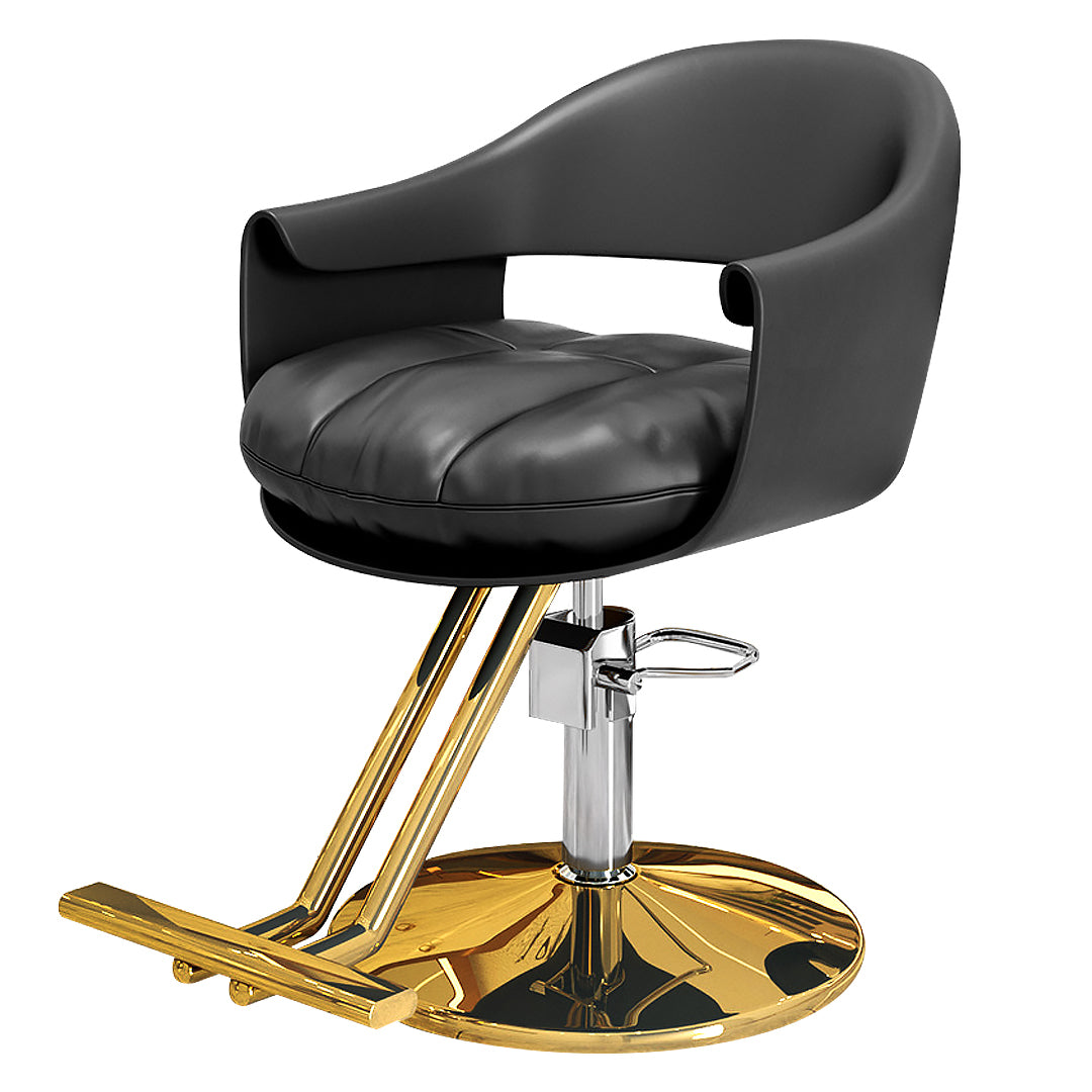 Modern All Purpose Hydraulic Styling Chair - Adjustable Office Chair with Ergonomic Support for Home & Salon Use