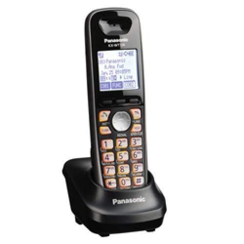 Panasonic KX-WT126 DECT 6.0 Cordless Phone with Answering System - 2 Handsets, Caller ID, Long Range & Clear Sound - Perfect for Home & Small Business Office Use