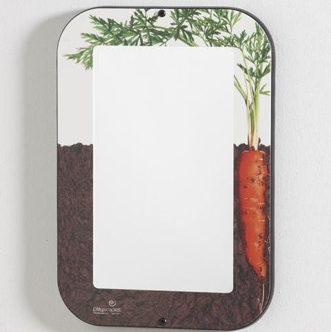 Growing Carrot Mirror - Fun and Educational Toy for Kids, Perfect for Gardening Pretend Play & Learning About Plants