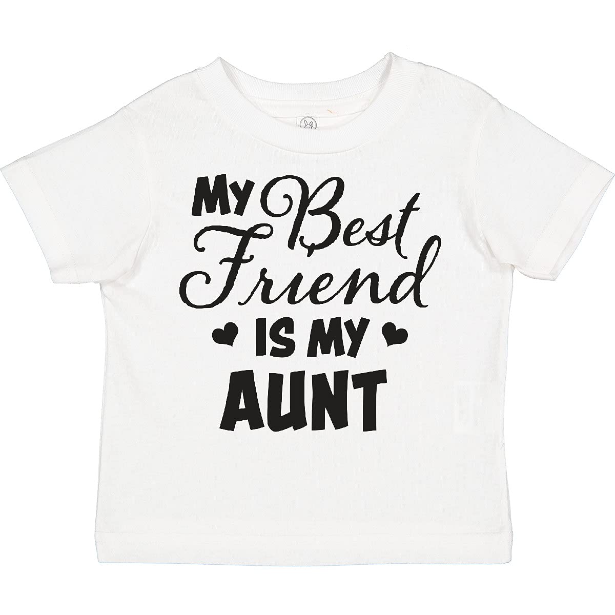 My Best Friend is My Aunt with Hearts Toddler T-Shirt - Perfect for Family Gatherings & Casual Outings
