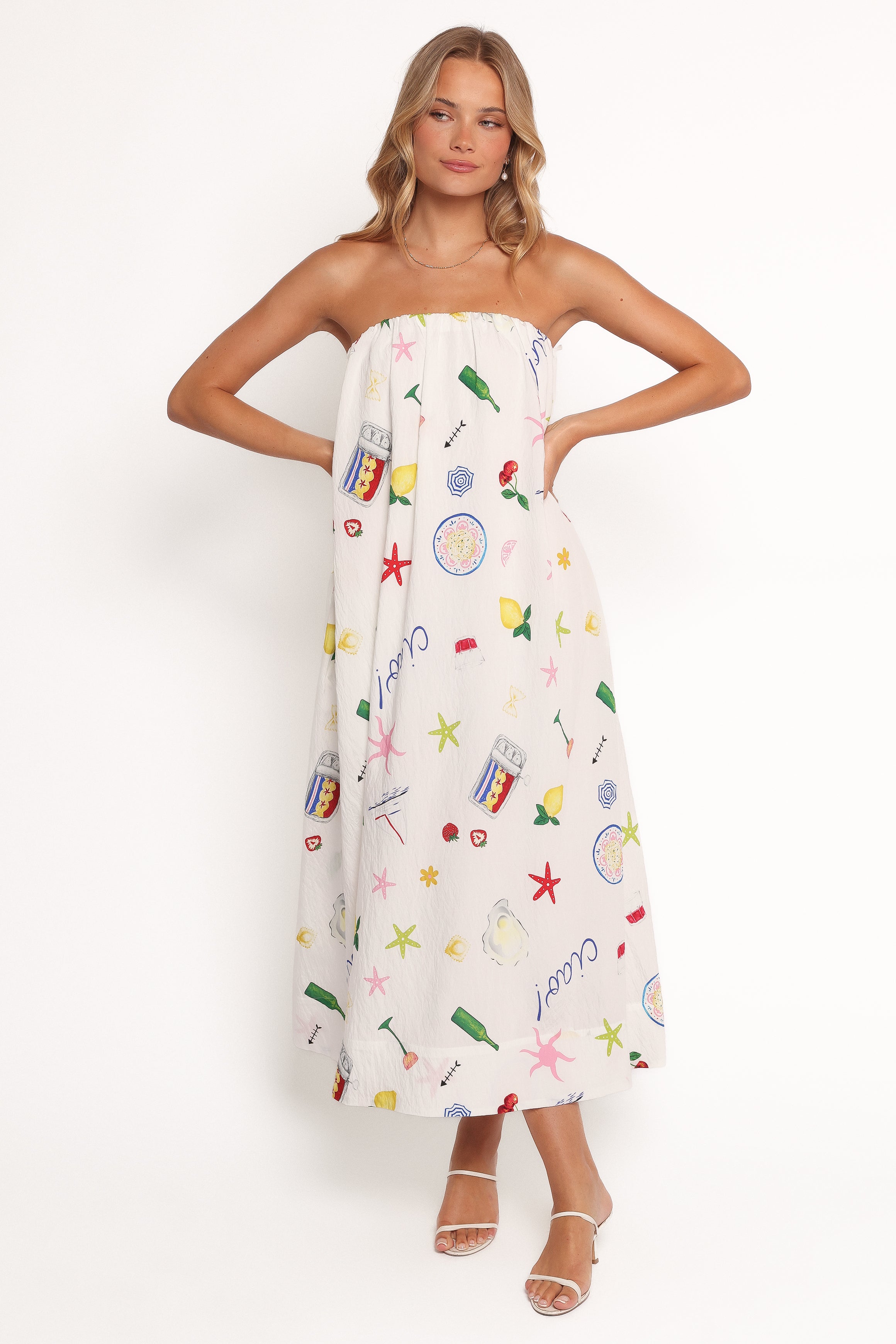 Celia Women's Maxi Dress - Flowy Long Summer Dress with Pockets, Elegant Boho Chic Style for Beach, Vacation & Casual Wear