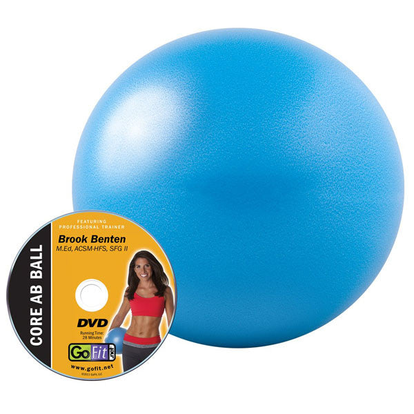 Core Ab Ball 20cm - Exercise Ball for Abs, Core Workouts & Yoga - Perfect for Home Gym, Pilates & Fitness Training