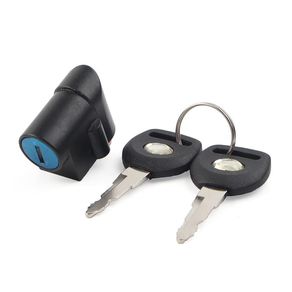 Suzuki GN125 Motorcycle Steering Lock & Key Set with 2 Keys - Anti-Theft Security for Parking & Storage