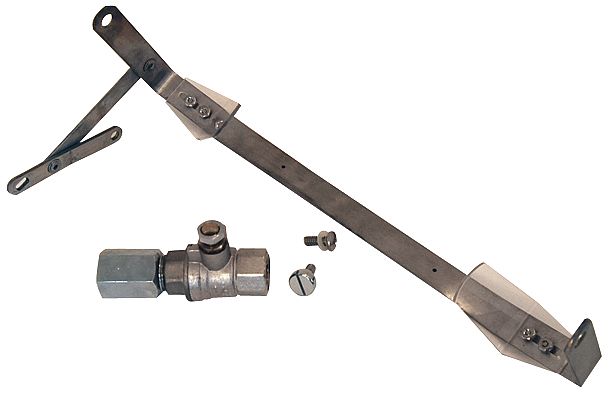 Speakman RPG20 1962 Emergency Eyewash Station Brass Ball Valve with Panic Bar - ANSI Compliant for Industrial Safety & Laboratory Use