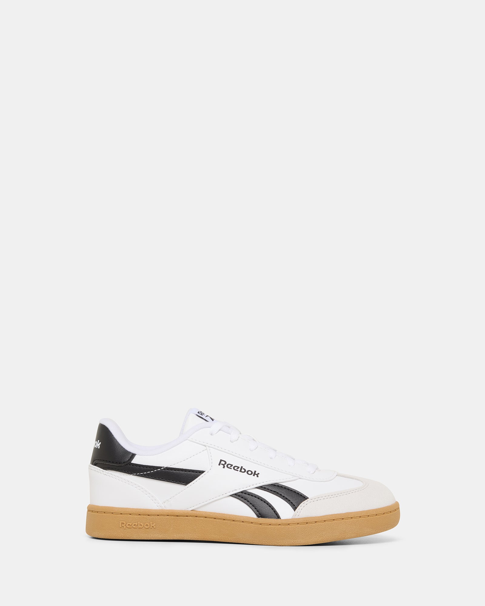 Reebok Smash Edge Sneakers - White, Black & Gum Sole - Classic Casual & Athletic Shoes for Men & Women - Perfect for Running, Gym & Everyday Wear
