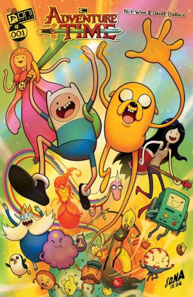 Adventure Time (2025) #1 Comic Book - Gold Foil Variant Cover by David Nakayama | Collectible Limited Edition | Perfect for Comic Enthusiasts & Gift Giving