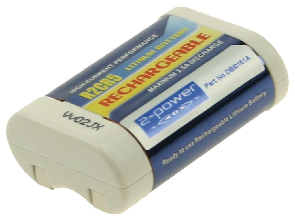 2 Pack 6V 500mAh Rechargeable Digital Camera Batteries - Long Lasting Power for Canon/Nikon/Sony DSLR & Mirrorless Cameras (Perfect for Travel, Photography & Outdoor Shooting)