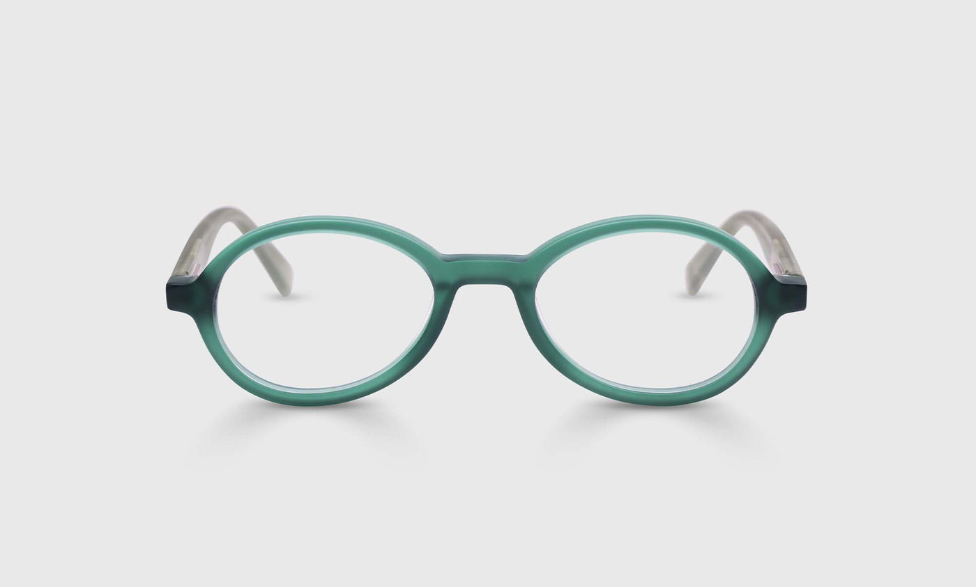 Good Eye Color 17 Matte Forest Green Front and Temples - Stylish Eyeglass Frames for Women & Men | Perfect for Office, Reading & Everyday Wear
